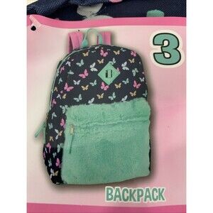 Butterfly Backpack Lunch Bag And Pencil Case NWT Girls